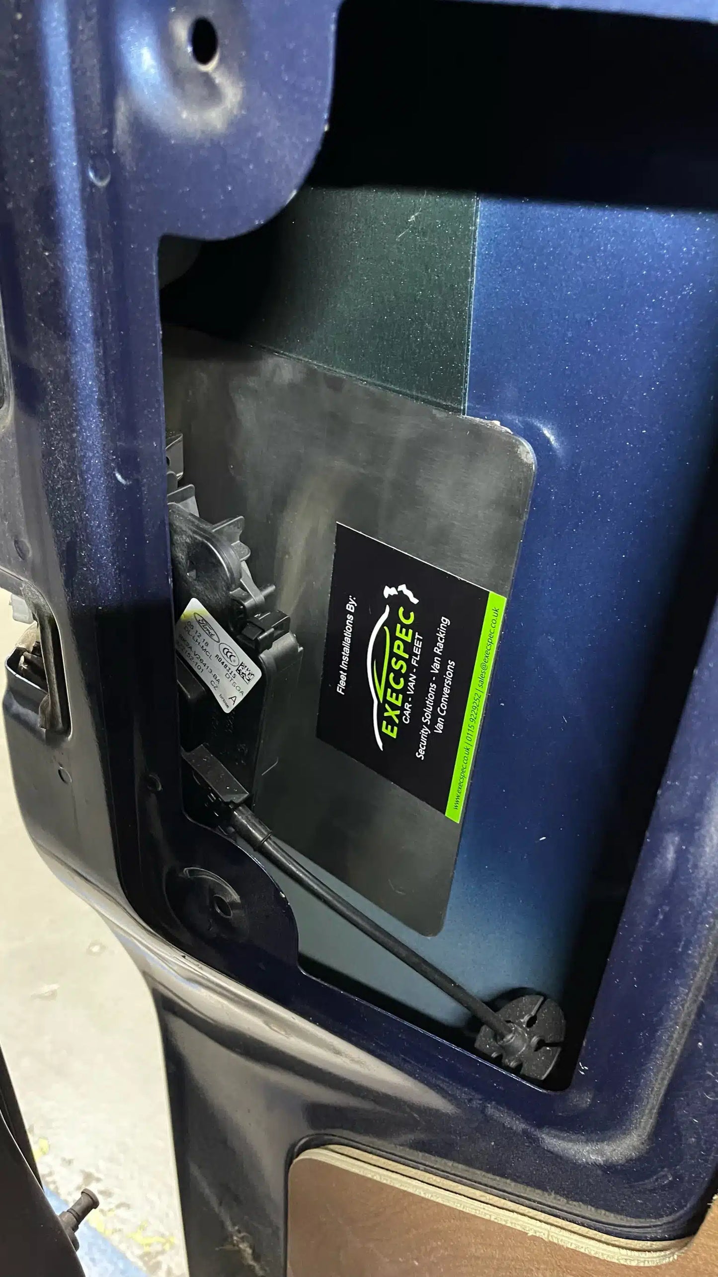 Ford Transit Custom 2013-2023 – Side Door Internal Latch Shield