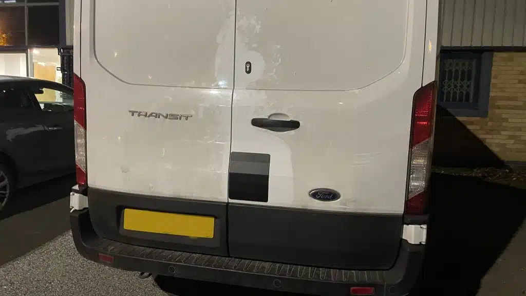 Ford Transit MK8 – Rear Door External Latch Shield